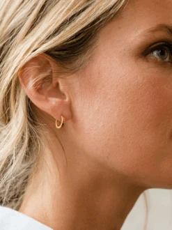 24/7 Hinge Hoops -The Mist Sale Store 247HingeHoops Gold ABLE 1