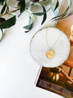 Stephanie Coin Necklace -The Mist Sale Store ABLE NB Necklace Lifestyle01