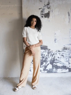 Alethea Drapey Wide Leg Trouser 9 Alethea Drapey Wide Leg Trouser -The Mist Sale Store AletheaDrapeyWideLegTrouser White ABLE 3