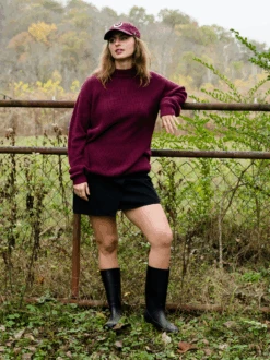 Alexandria Tunic Sweater 11 Alexandria Tunic Sweater -The Mist Sale Store AlexandriaTunic Berry ABLE 16