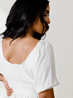 Arden Ruched Mini Dress 8 Arden Ruched Mini Dress -The Mist Sale Store ArdenMiniDress White ABLE 11