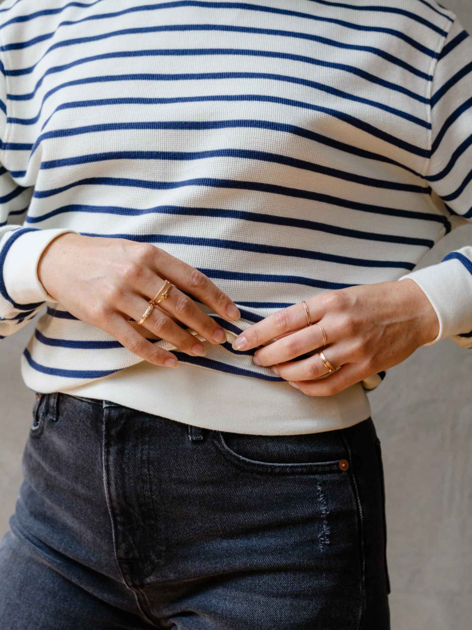 Brea Waffle Sweatshirt 4 Brea Waffle Sweatshirt - Image 4