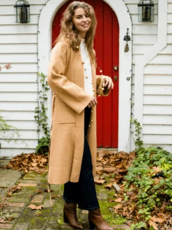 Brooke Wrap Sweater Coat -The Mist Sale Store BrookeSweaterCoat Camel ABLE 15
