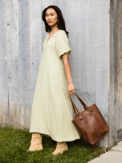 Cait Knotted Tote 15 Cait Knotted Tote -The Mist Sale Store CaitKnottedTote Whiskey ABLE 1