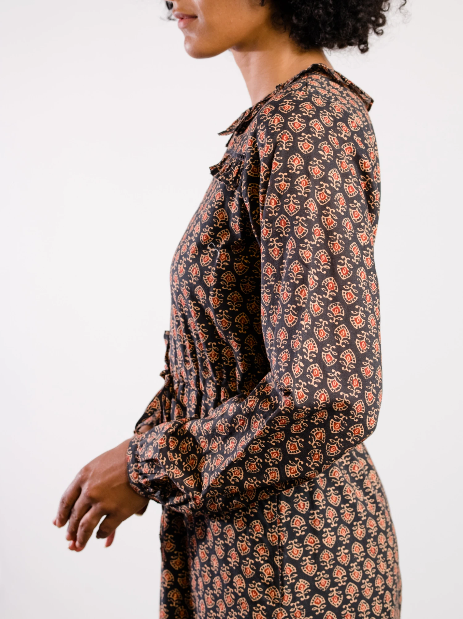 Caroline Ruffle Maxi Dress 3 Caroline Ruffle Maxi Dress - Image 3