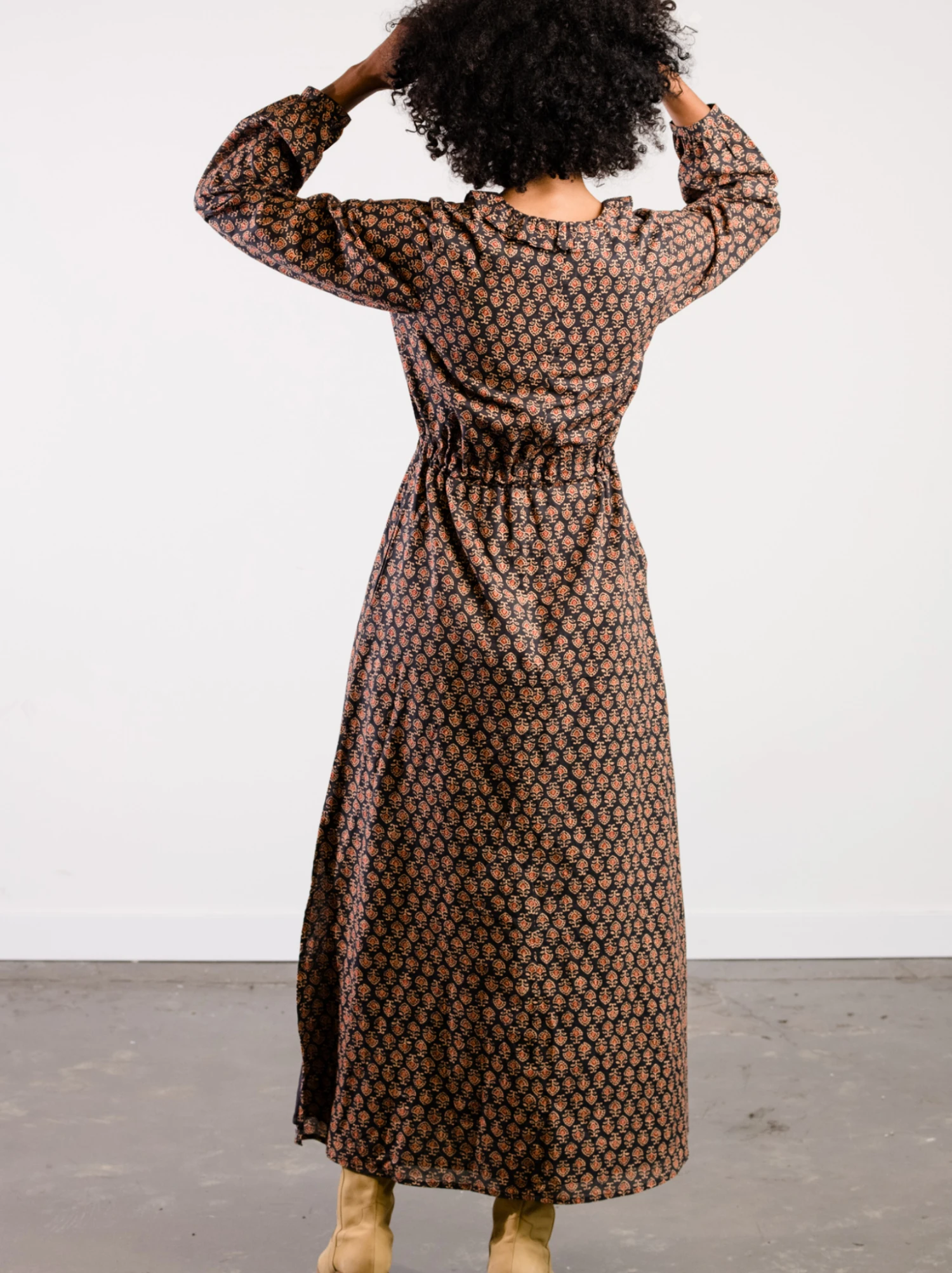 Caroline Ruffle Maxi Dress 5 Caroline Ruffle Maxi Dress - Image 5