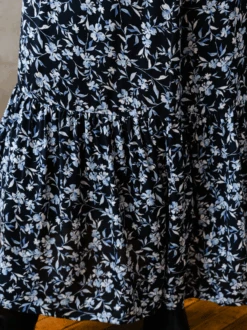 Catherine Maxi Flounce Skirt -The Mist Sale Store CatherineMaxiSkirt BlueFloral ABLE 5