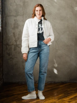 Charla Corduroy Puffer Jacket -The Mist Sale Store CharlaPufferJacket Almond ABLE 5