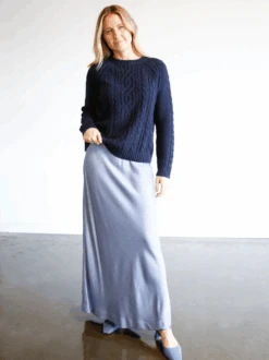 Claudette Fisherman Sweater 15 Claudette Fisherman Sweater -The Mist Sale Store ClaudetteFishermanSweater Midnight Able 5