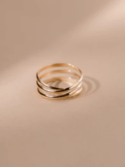 Contour Ring -The Mist Sale Store ContourRing Gold ABLE 3