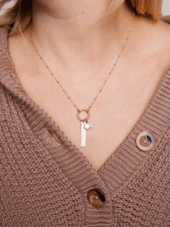 Curated Satellite Necklace -The Mist Sale Store CuratedSatelliteNecklace Gold ABLE 2