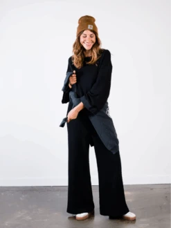 Dana Everywhere Jumpsuit 8 Dana Everywhere Jumpsuit -The Mist Sale Store DanaJumpsuit Black ABLE 3