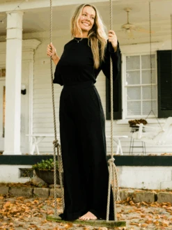 Dana Everywhere Jumpsuit 10 Dana Everywhere Jumpsuit -The Mist Sale Store DanaJumpsuit Black ABLE 6