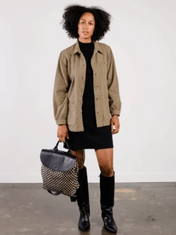 Elsa Basketweave Backpack -The Mist Sale Store ElsaBackpack BlackTan Able 2