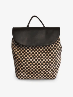 Elsa Basketweave Backpack -The Mist Sale Store ElsaBackpack BlackTan Able