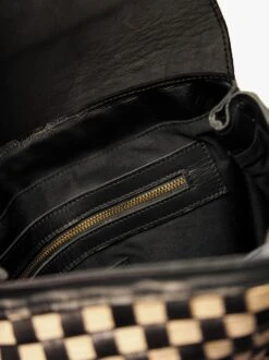 Elsa Basketweave Backpack -The Mist Sale Store ElsaBackpack BlackTan Able 4