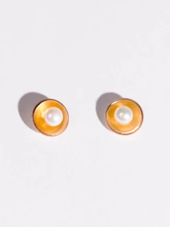 Emma Pearl Dish Studs