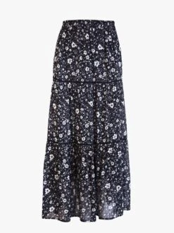Erin Tiered Maxi Skirt 11 Erin Tiered Maxi Skirt -The Mist Sale Store ErinTieredSkirt Floral Able 5