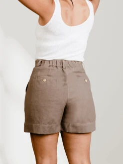 Esme Linen Short 11 Esme Linen Short -The Mist Sale Store EsmeLinenShort Driftwood ABLE 12