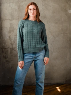 Haley Textured Sweater -The Mist Sale Store HaleyTexturedSweater Sage ABLE 3 d018f929 8eef 4855 bd52 9c3b0d33f1b3