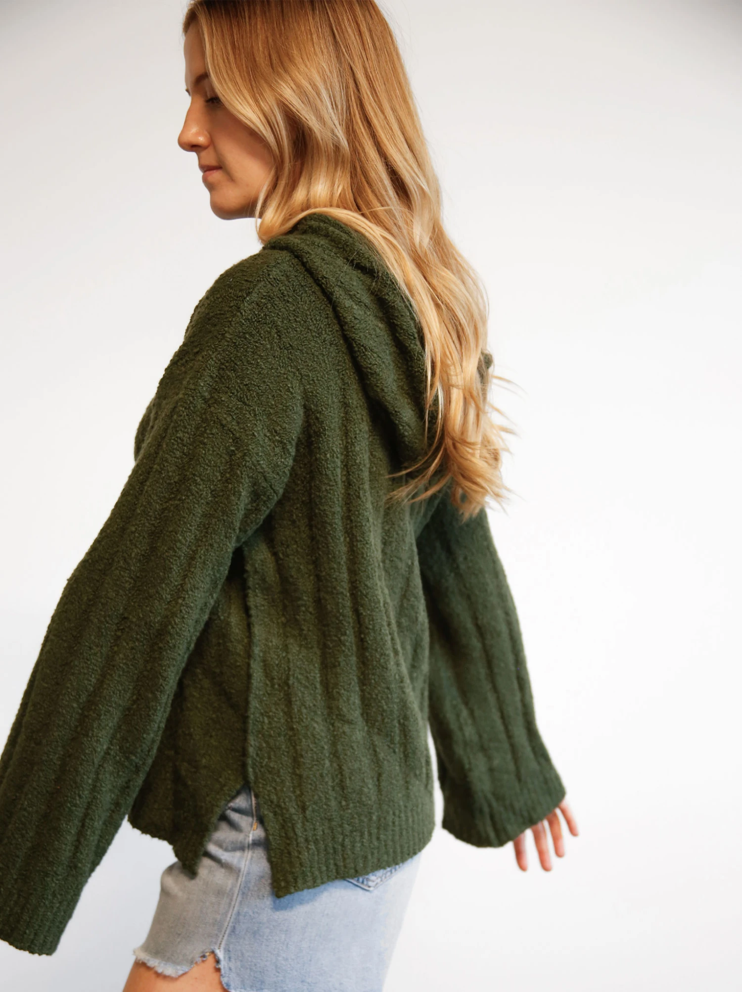 Harlow Boucle Sweater Hoodie 8 Harlow Boucle Sweater Hoodie - Image 8