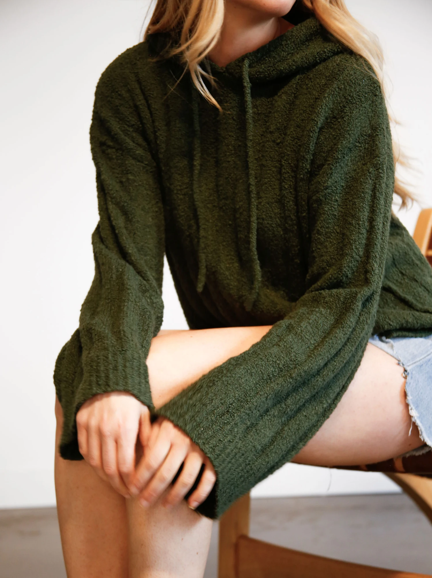 Harlow Boucle Sweater Hoodie 6 Harlow Boucle Sweater Hoodie - Image 6