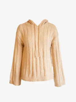 Harlow Boucle Sweater Hoodie 13 Harlow Boucle Sweater Hoodie -The Mist Sale Store HarlowBoucleSweaterHoodie Camel Able 6