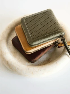 Helina Small Zip-Around Wallet -The Mist Sale Store HelinaSmallWallet Moss ABLE 7