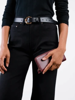 Helina Large Zip-Around Wallet -The Mist Sale Store HelinaWallet Wine ABLE 2