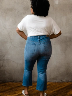 Holly Kick Flare -The Mist Sale Store HollyKickFlare MediumIndigoWash ABLE 4