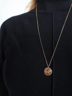 Jen Elephant Pendant Necklace -The Mist Sale Store JenElephantPendantNecklace Gold ABLE 2