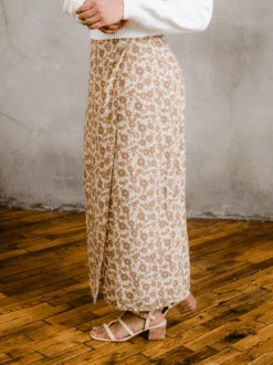 Jianna Wrap Maxi Skirt -The Mist Sale Store JiannaWrapMaxiSkirt Floral Able 2