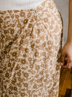 Jianna Wrap Maxi Skirt -The Mist Sale Store JiannaWrapMaxiSkirt Floral Able 3