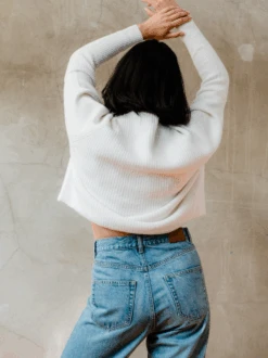 Jo Relaxed High Rise Jean -The Mist Sale Store JoRelaxedHighRiseJean PowderBlueWash ABLE 3