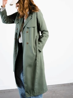 Kimberly Trench Coat 20 Kimberly Trench Coat -The Mist Sale Store KimberlyTrench Green Able 2