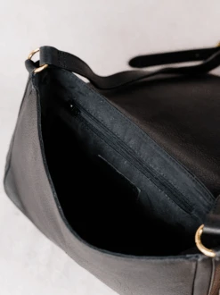 Lari Slim Crossbody -The Mist Sale Store LariSlimCrossbody PebbledBlack Able 3