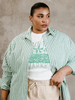 Lennox Relaxed Graphic Tee -The Mist Sale Store LennoxGraphicTee White Able 1