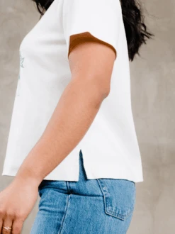 Lennox Relaxed Graphic Tee -The Mist Sale Store LennoxGraphicTee White Able 2