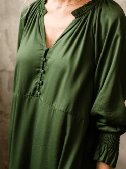 Linda Maxi Dress -The Mist Sale Store LindaMaxiDress AlpineGreen ABLE 2