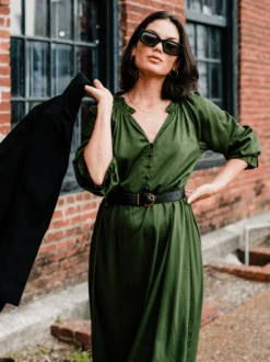 Linda Maxi Dress -The Mist Sale Store LindaMaxiDress AlpineGreen ABLE 5