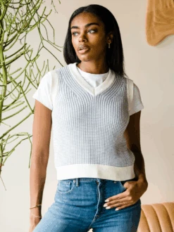 Liza V-Neck Sweater Vest