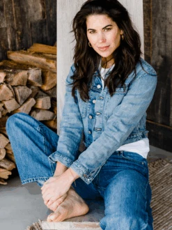 Madelin Cropped Jacket -The Mist Sale Store MadelinDenimJacket Light Able 3