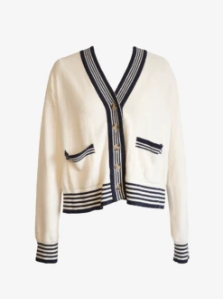 Madilyn Varsity Cardigan -The Mist Sale Store MadilynVaristyCardigan AntiqueWhite Able 5