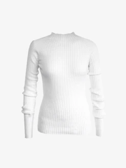 Madison Mock Neck Sweater -The Mist Sale Store MadisonSweater Almond ABLE 5
