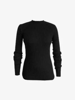 Madison Mock Neck Sweater -The Mist Sale Store MadisonSweater Black ABLE 5
