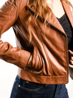 Maha Leather Jacket 16 Maha Leather Jacket -The Mist Sale Store MahaLeatherJacket Whiskey ABLE 16