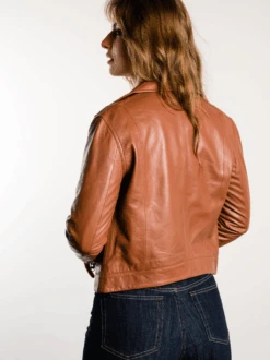 Maha Leather Jacket 17 Maha Leather Jacket -The Mist Sale Store MahaLeatherJacket Whiskey ABLE 17
