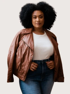 Maha Leather Jacket 14 Maha Leather Jacket -The Mist Sale Store MahaLeatherJacket Whiskey ABLE 20