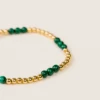 Malachite Beaded Bracelet