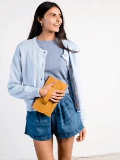 Mare Handle Clutch -The Mist Sale Store MareHandleClutch Cognac ABLE 1